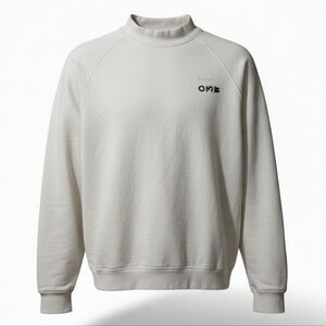 Once We Were Warriors Graphic Back Print Cream Sweatshirt Unisex